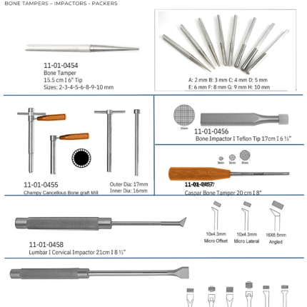 Bone Tempers - Impactors - Packers