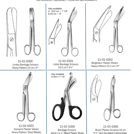 Orthopedic Dressing -Plaster Instruments